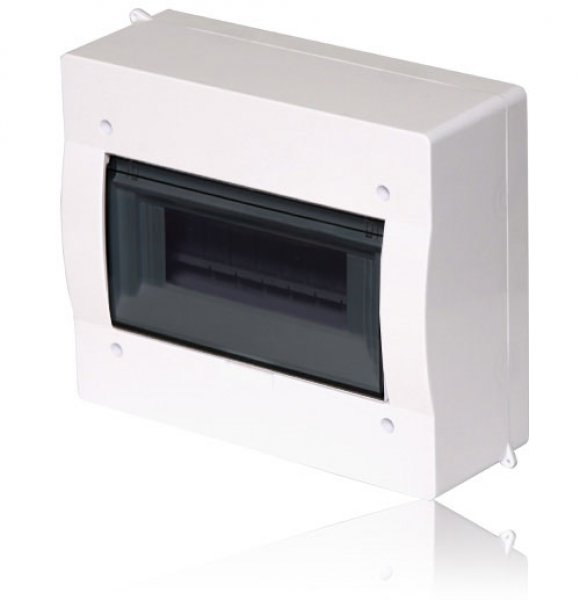 Sicherungskasten Verteilerkasten 8 Module Aufputz IP40