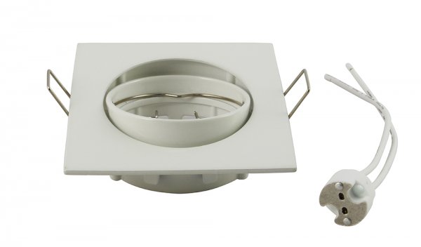 Bioledex INO Einbaurahmen weiss eckig schwenkbar 81mm