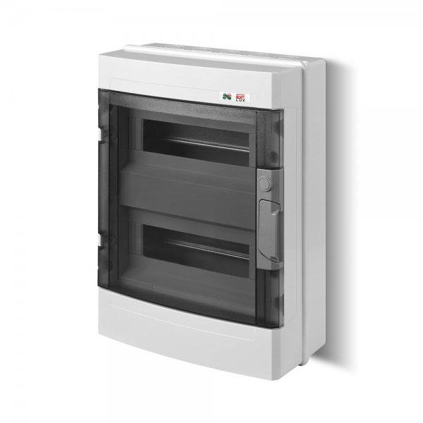 Sicherungskasten Verteilerkasten 26 Module Aufputz IP55