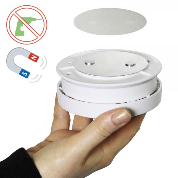 100 Stück - Bioledex Magnet Pad für Rauchmelder