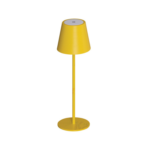 Kanlux 36323 INITA LED Akku Tischleuchte dimmbar Gelb IP54
