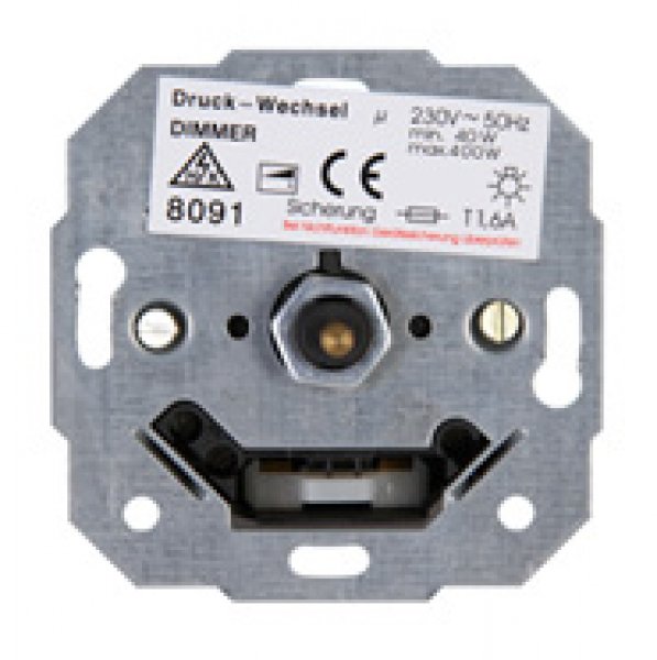 Kopp Dimmer-Sockel mit Druck-Wechselschalter 40-400W für Glüh-/H-Lampen