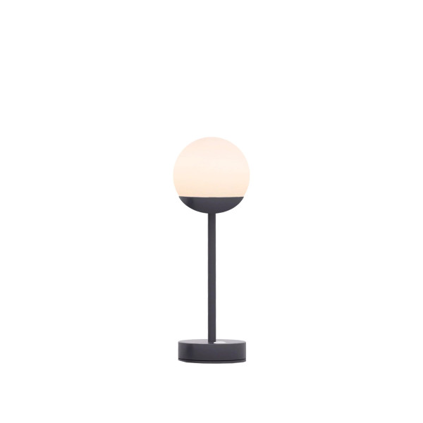 NewGarden NORAI SLIM 35 anthrazit LED Tischleuchte 3-Touch-Dimmer Akku Innen & Außen IP44