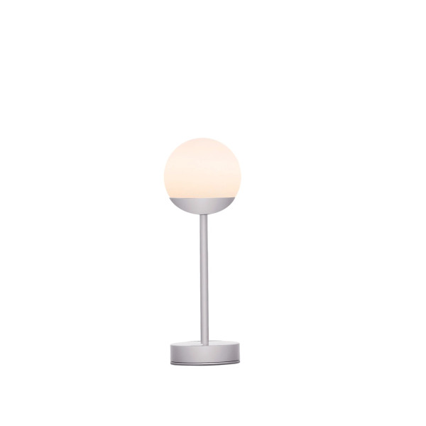 NewGarden NORAI SLIM 35 spacegrau LED Tischleuchte 3-Touch-Dimmer Akku Innen & Außen IP44