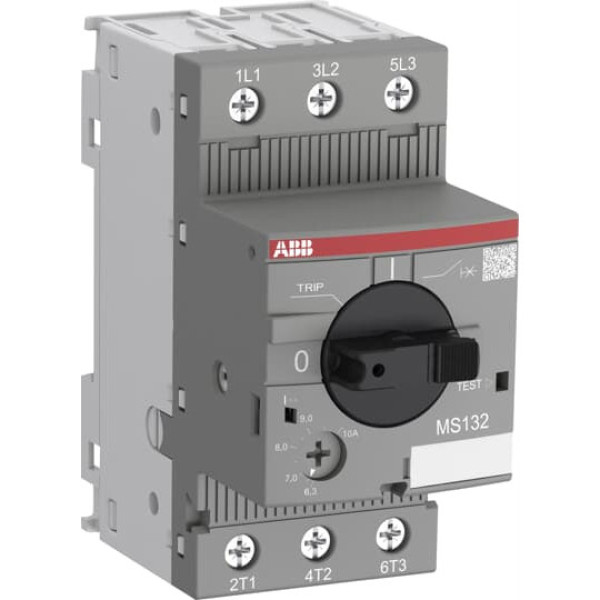 ABB MS132-6.3 Motorschutzschalter Auslöseklasse 10, 4.0 ... 6.3 A, Made in Germany