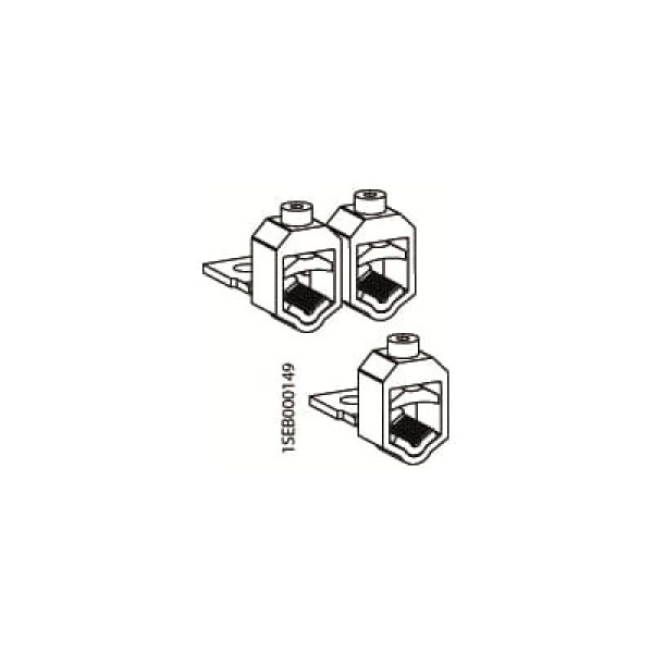ABB ZLBM/ZHBM123 V-Klemmensatz Kabelquerschnitt 16-300mm² VPE 3 für Al/Cu