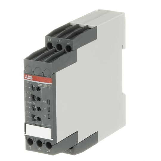 ABB CM-MPS.41S Dreiphasenüberwachungsrelais 2We, 0,0,1-30s, L1-L2-L3=3x300-500VAC, Made in Germany