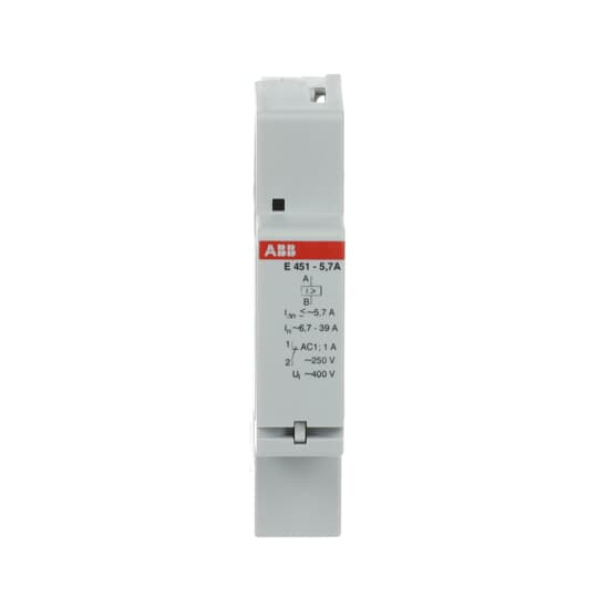 ABB E451-5,7A Lastabwurfrelais 6,7..39A
