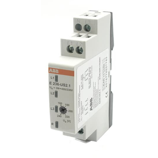 ABB E236-US2.1 Unterspannungsrelais 3Ph.+N,1Wechsler
