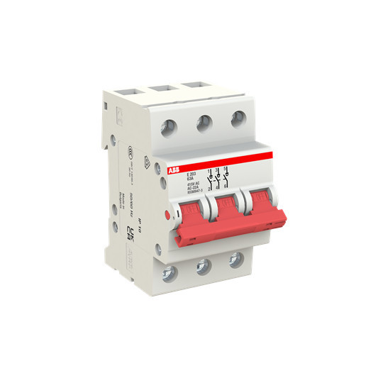 ABB E203/63G Trennschalter 3P,63A,Schaltgriff grau