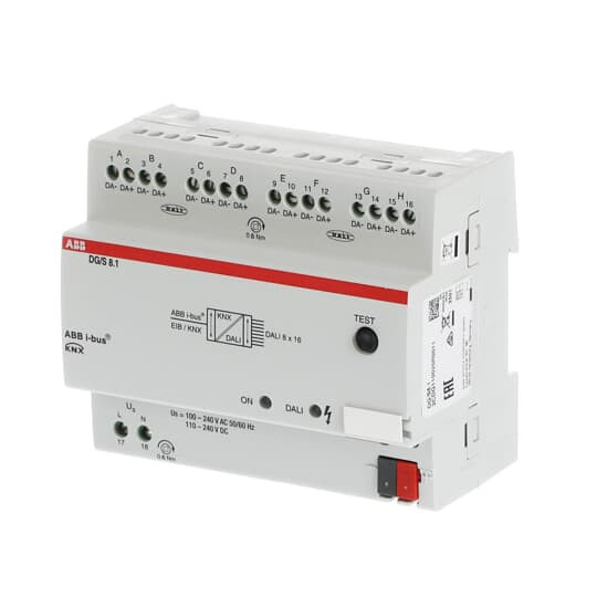 ABB DG/S8.1 DALI-Gateway, 8fach, REG, Made in Germany