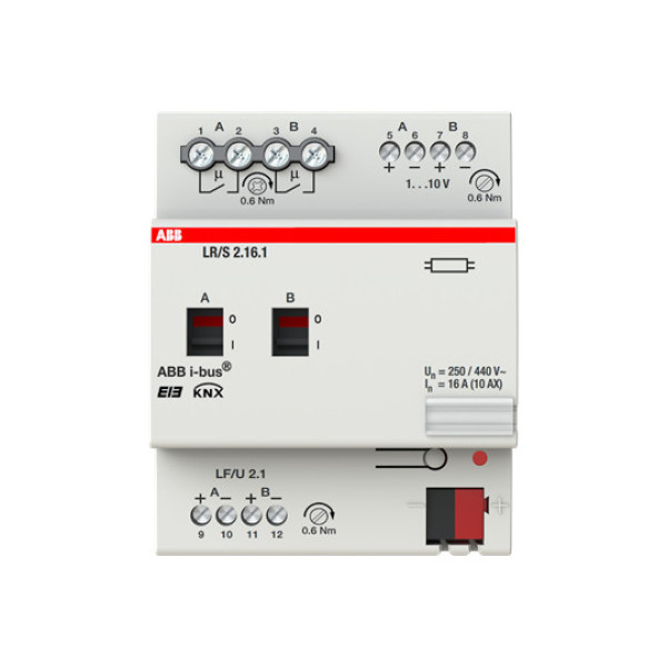 ABB LR/S2.16.1 Lichtregler, 2fach, 1-10 V, REG, Made in Germany