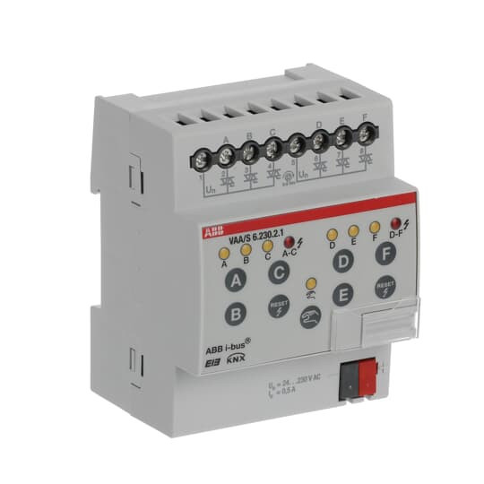 ABB VAA/S6.230.2.1 Ventilantrieb-Aktor, 6fach, 230 V, REG, Made in Germany
