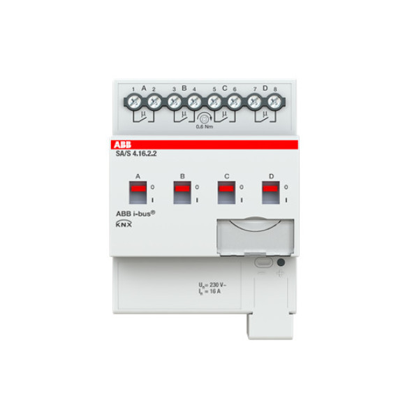 ABB SA/S4.16.2.2 Schaltaktor, 4fach, 16 A, REG, Made in Germany