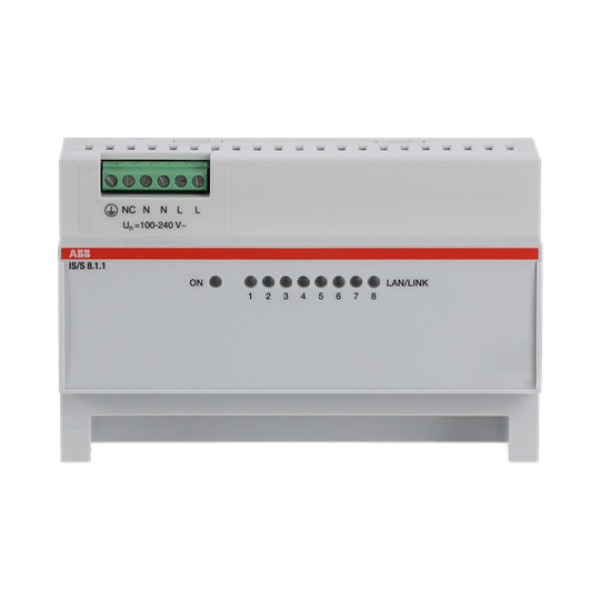 ABB IS/S8.1.1 IP Switch, 8 Ports, Fast Ethernet, REG, Made in Germany