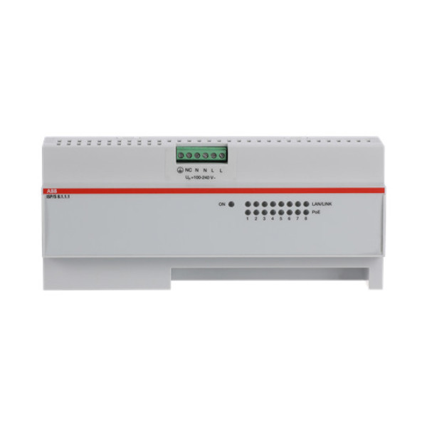 ABB ISP/S8.1.1.1 IP Switch PoE, 8 Ports, Fast Ethernet, 55 W, REG, Made in Germany