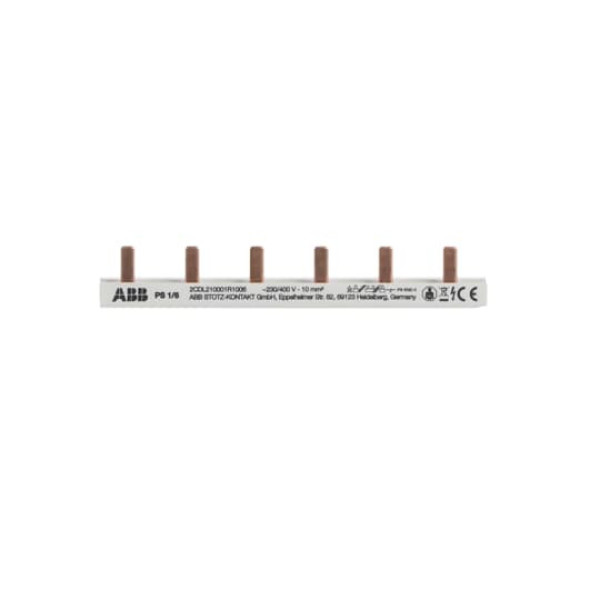 ABB PS1/6 Phasenschiene 1Ph.,6Pins,10qmm, Made in Germany
