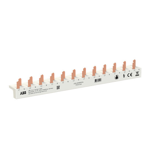 ABB PSX3/24N Phasenschiene FlexLine 3P+N, 24Pins, 12 TE, 10qmm L1-N-L2-N-L3-N-L1-..., Made in Germany
