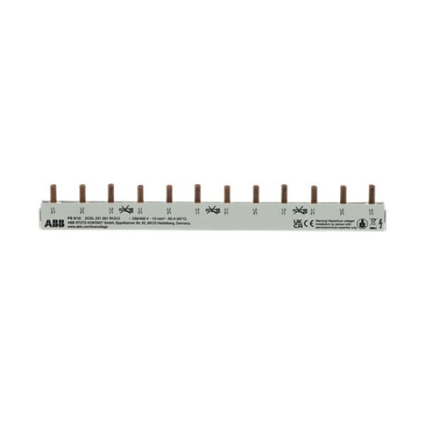 ABB PS3/12 Phasenschiene 3Ph.,12Pins,10qmm, Made in Germany