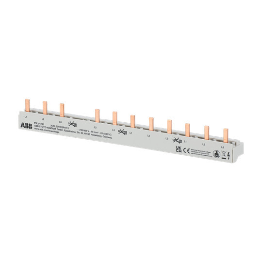 ABB PS3/12FI Phasenschiene 3Ph.,12Pins,10qmm, Made in Germany