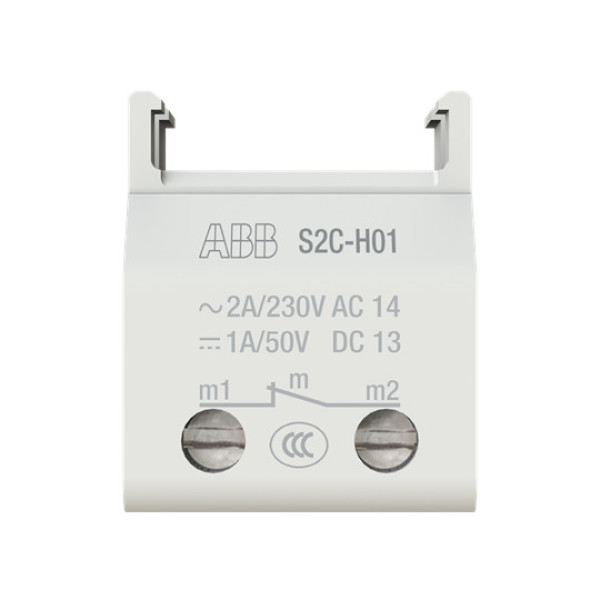 ABB S2C-H01 Integrierter Hilfsschalter 1 Öffner mit Schieber für MCB + AFDD