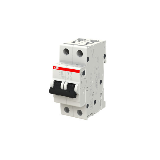 ABB S202-C25 Sicherungsautomat C-Char., 6 kA, 25 A, 2P, Made in Germany