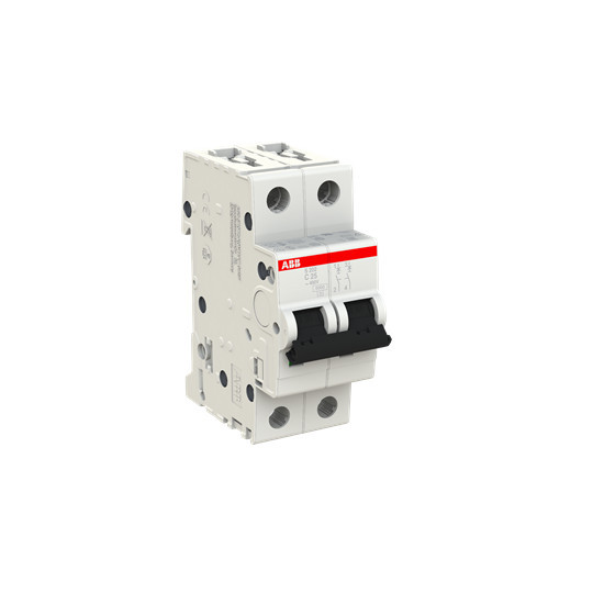 ABB S202-C25 Sicherungsautomat C-Char., 6 kA, 25 A, 2P, Made in Germany