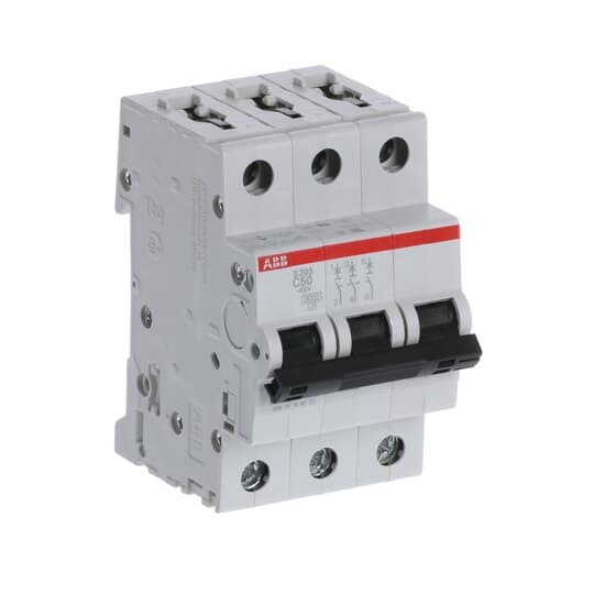 ABB S203-C50 Sicherungsautomat C-Char., 6 kA, 50 A, 3P, Made in Germany