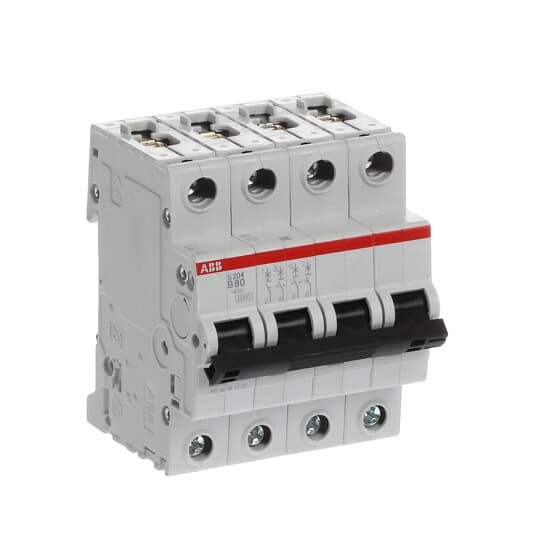 ABB S204-B80 Sicherungsautomat B-Char., 6kA, 80A, 4P, Made in Germany