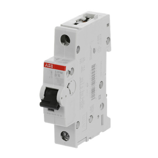 ABB S201M-B16 Sicherungsautomat B-Char., 10 kA, 16 A, 1P, Made in Germany