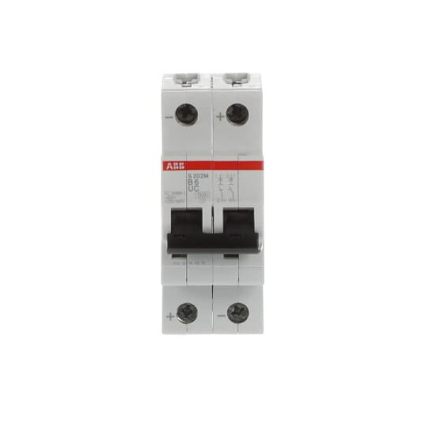 ABB S202M-B6UC Sicherungsautomat B-Char., 10 kA, 6 A, 2P, Made in Germany