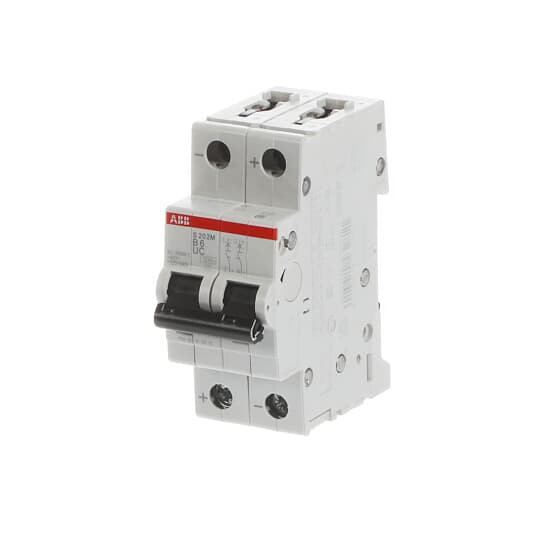 ABB S202M-B6UC Sicherungsautomat B-Char., 10 kA, 6 A, 2P, Made in Germany