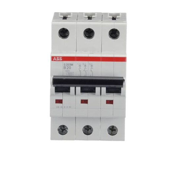 ABB S203M-B20 Sicherungsautomat B-Char., 10 kA, 20 A, 3P, Made in Germany