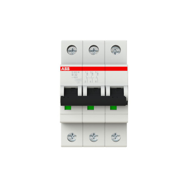 ABB S203M-B32 Sicherungsautomat B-Char., 10 kA, 32 A, 3P, Made in Germany