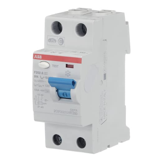 ABB F202A-25/0,03 FI-Schutzschalter 2P,Typ A,25A,30mA