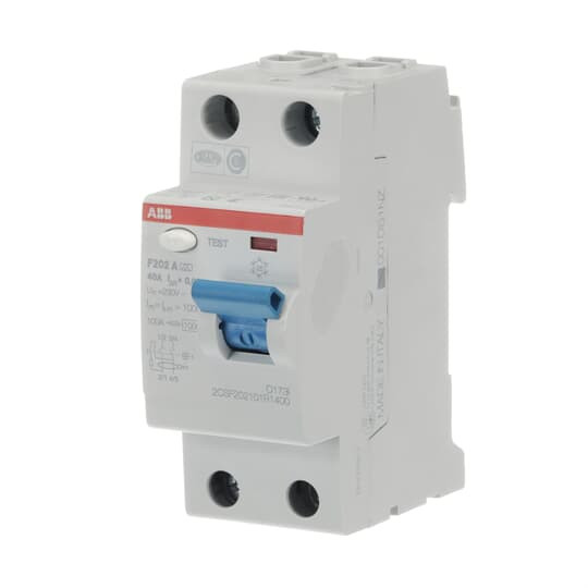 ABB F202A-40/0,03 FI-Schutzschalter 2P,Typ A,40A,30mA