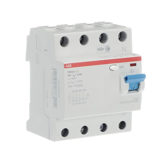 ABB F204A-25/0,03 FI-Schutzschalter 4P,Typ A,25A,30mA