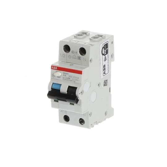 ABB DS201A-C16/0,03 FI/LS-Schalter 6kA, 1P+N, Typ A, C 16, 30mA