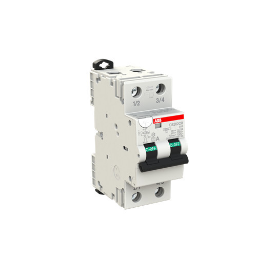 ABB DS202CRA-B16/0,03 FI/LS-Schalter 6 kA, 2P, Typ A, B16, 30 mA