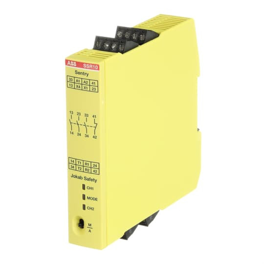 ABB SENTRY SSR10 24VDC SAFETY RELAY Relaisausgänge 3 NO + 1 NC, Made in Germany