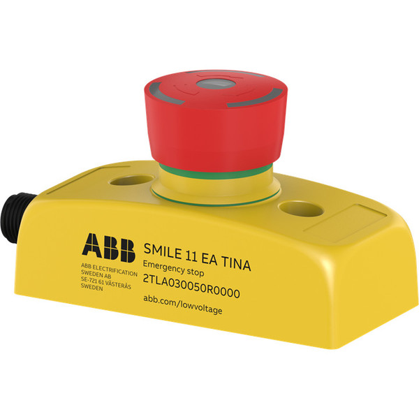 ABB SMILE 11EA TINA Not-Halt-Taster 1 x 5-poliger Stiftstecker M12