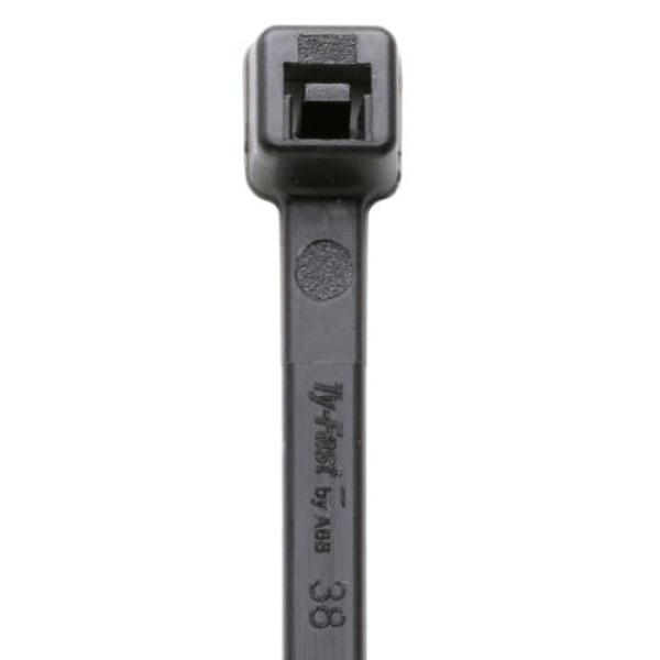 ABB TY100-18X-C Ty-Fast Kabelbinder 100x2,5 mm, 80N, schwarz/UV-bestaendig, 100 Stück