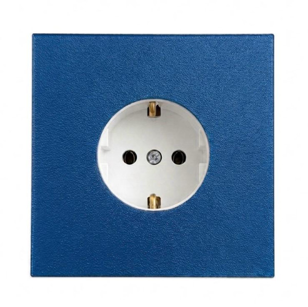 SOIXX Aufsteckrahmen für Steckdosen Schneider Electric Asfora Blau Modernes Design ohne Demontage