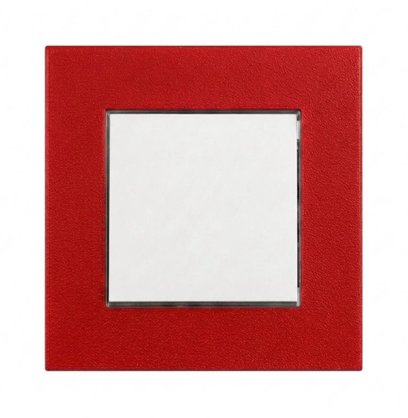 SOIXX Aufsteckrahmen für Lichtschalter Schneider Electric Asfora Rot Modernes Design ohne Demontage