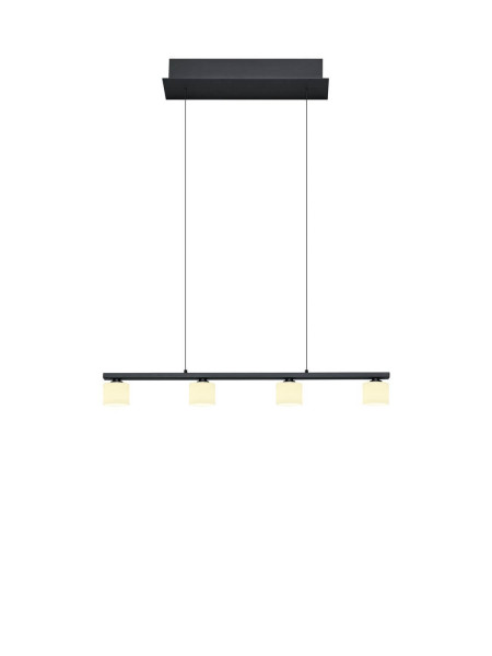 Hell Mila Pendelleuchte G9 2-fach Schwarz 20542/4-06