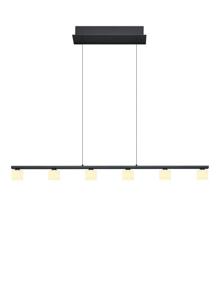 Hell Mila Pendelleuchte G9 2-fach Schwarz 20543/6-06