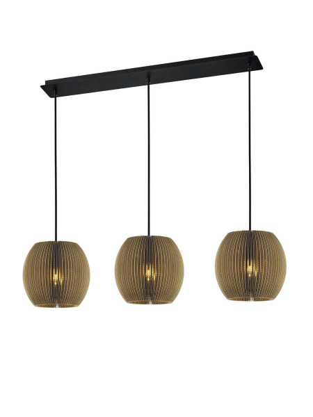 Hell Layer Pendelleuchte E27 Schwarz 20601/3-20