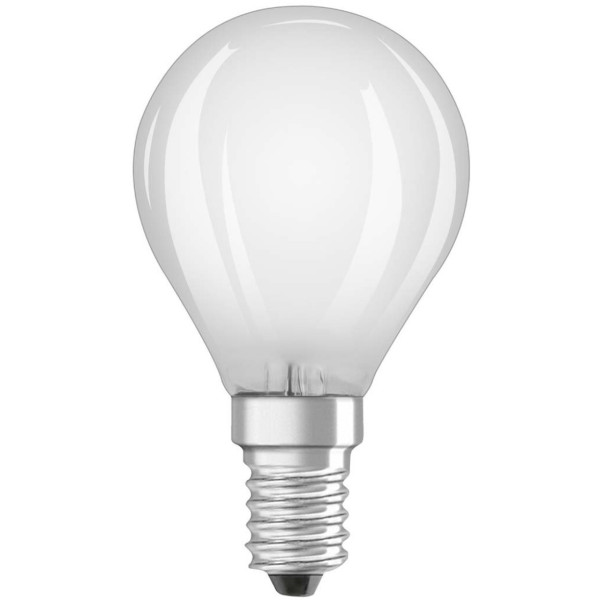 BELLALUX E14 LED Lampe 2,5W P25 Filament matt warmweiss wie 25W
