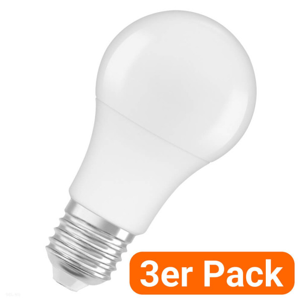 3er-Pack BELLALUX LED Lampe E27 Classic A matt A75 10W 1055lm Warmweiss 2700K wie 75W 4099854546969