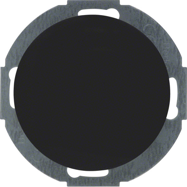 Berker 10092035 Blindverschluss mit Zentralstück Serie R.Classic schwarz. glänzend